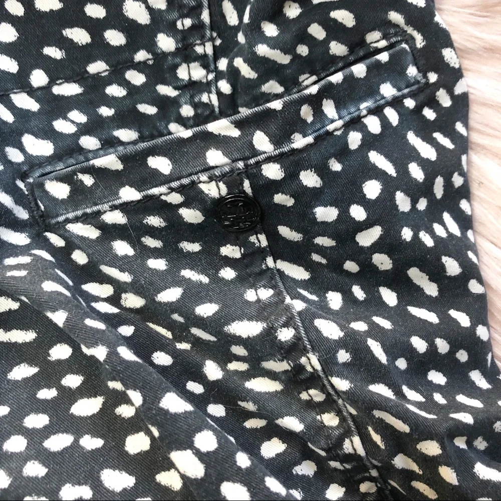 Tory Burch Walker Cargo Dotted Pony Print Jean Size 31